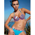 Underwired Padded Two-Piece Swimsuit with Side Gather