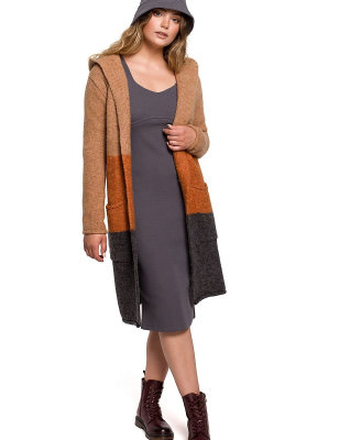 proUnbuttoned Hooded Cardigan - Cozy Stylish Fall Winter Wear_Cardigans for Women, Ponchos