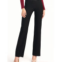 Flared Leg Elevated Waist Trousers