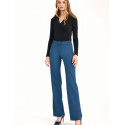 Flared Leg Elevated Waist Trousers