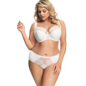 Gorsenia Cream Bra - Lace Trim, Satin Piping, Wide Straps