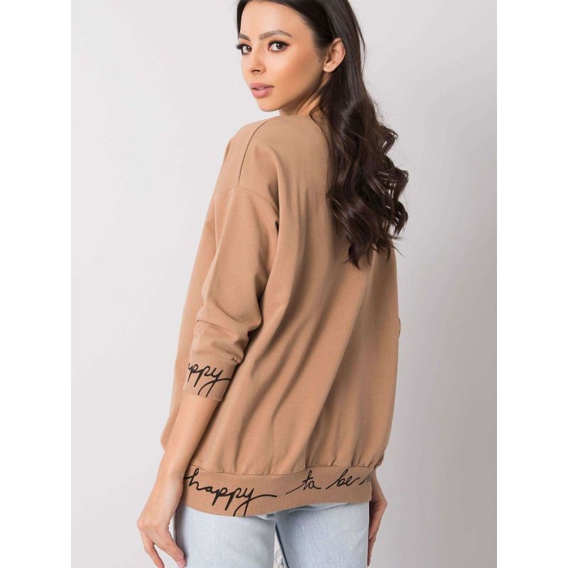 proCamellia 3/4 Sleeve Embroidered Sweatshirt_Sweatshirts for Women