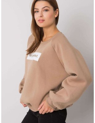 Beige Hooded Sweatshirt Comfortable Everyday Wear