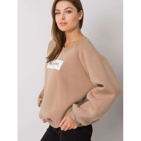 Beige Hooded Sweatshirt Comfortable Everyday Wear