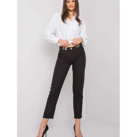 proStylish Buckle-Front Cigarette Pants_Pants, Trousers, Shorts