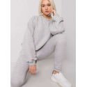 Quilted Tracksuit Set - Long Sleeve Sweatshirt & Pants