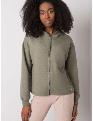 Quilted Zip-Up Hoodie Soft Cotton Sweatshirt