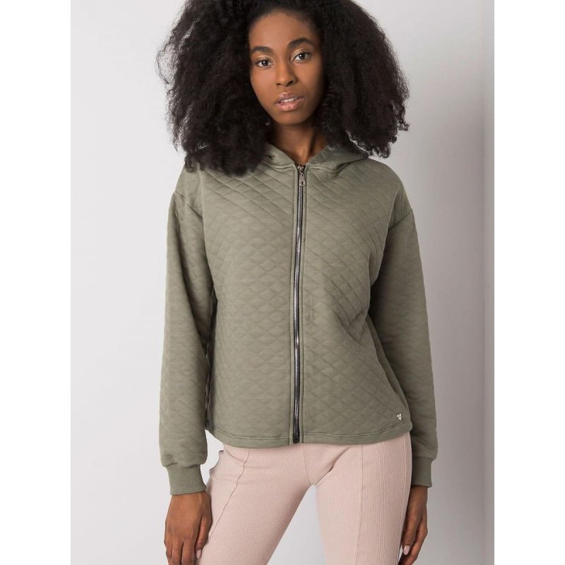 proQuilted Zip-Up Hoodie Soft Cotton Sweatshirt_Sweatshirts for Women