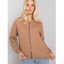 Quilted Zip-Up Hoodie Soft Cotton Sweatshirt