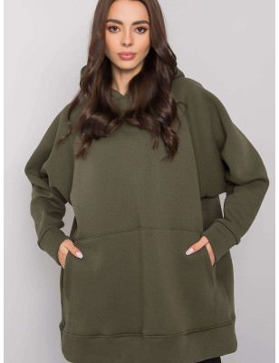 proLong-Cut Sweatshirt, Kangaroo Pocket, Oversized Hoodie_Sweatshirts for Women