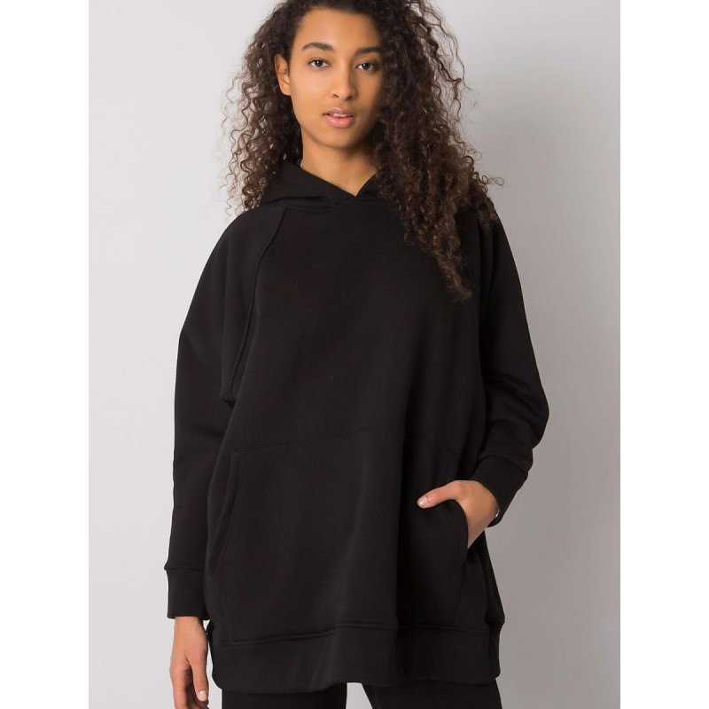 proLong-Cut Sweatshirt, Kangaroo Pocket, Oversized Hoodie_Sweatshirts for Women