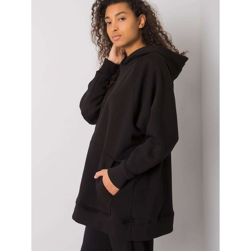 proLong-Cut Sweatshirt, Kangaroo Pocket, Oversized Hoodie_Sweatshirts for Women