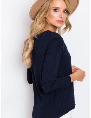 Long Sleeve Blouse, Classic Simple Design