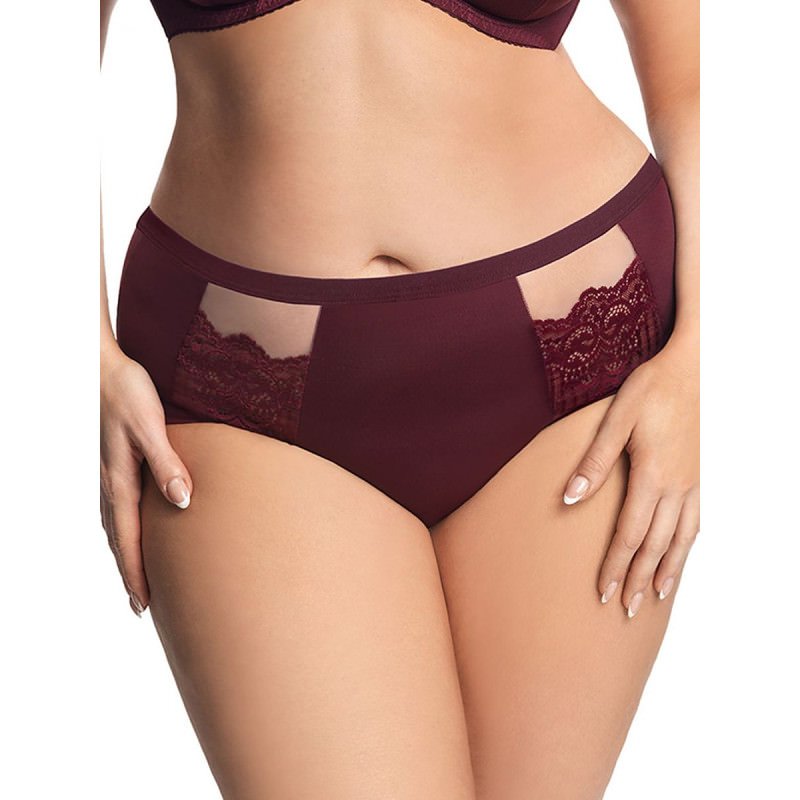 proBurgundy Panties - Shapewear for Women, Breathable & Elegant_Briefs