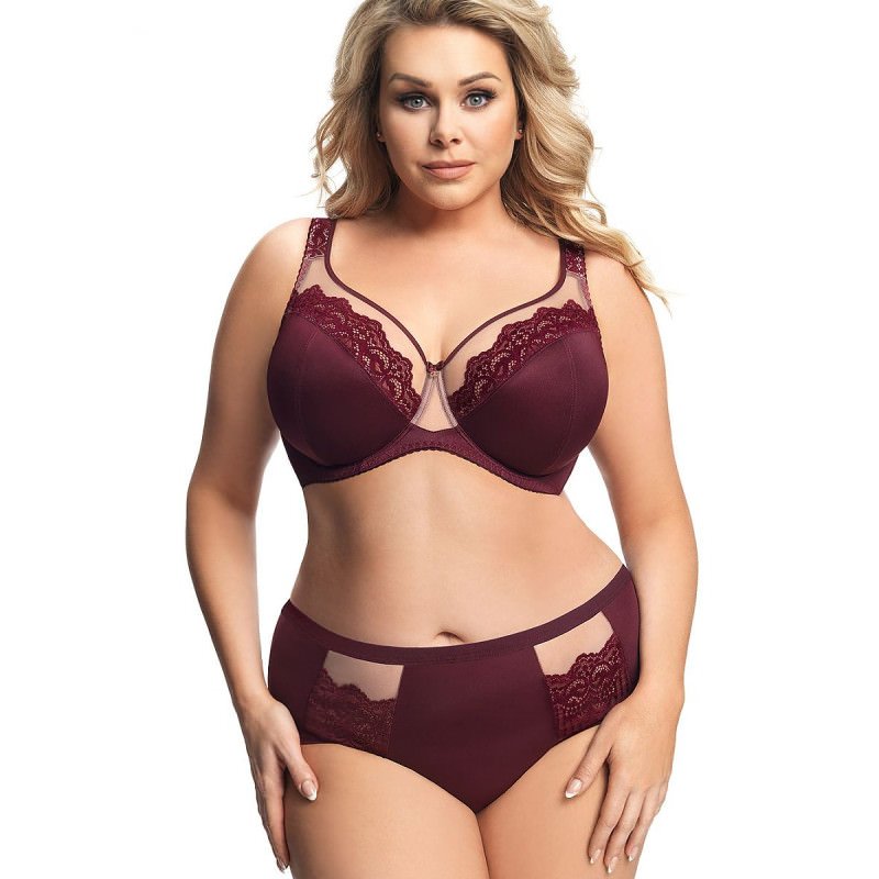 proBurgundy Panties - Shapewear for Women, Breathable & Elegant_Briefs