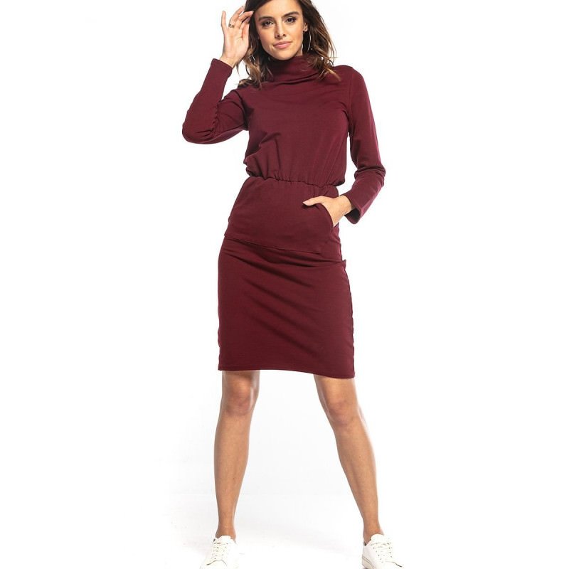 proSporty Midi Dress with Kangaroo Pocket_Day Dresses