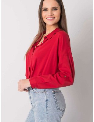 Extended Length Button Down Shirt for Women