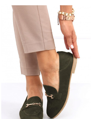 Classic Moccasins for Women - Eco-Friendly Suede & Gold Accents