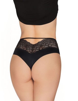 Babell Fancy Cut High Top Lace Microfiber Panties