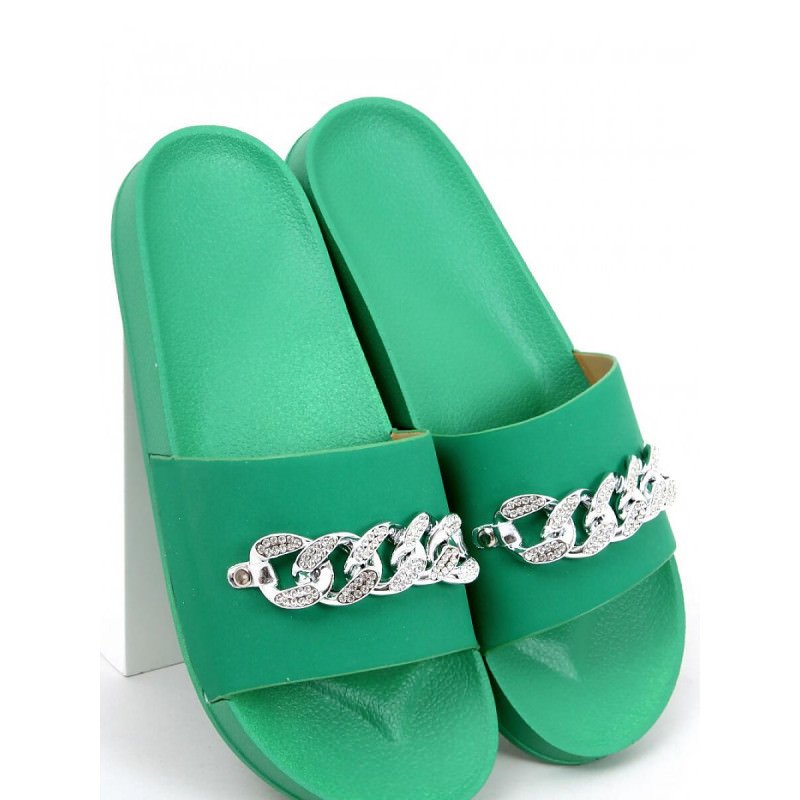 proEco-Friendly Leatherette Flip-Flops with Sparkling Chain Detail_Sandals & Flip-Flops for Women