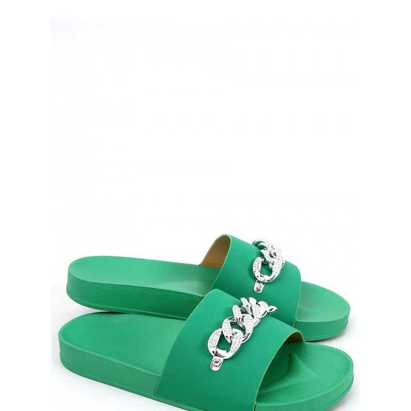 proEco-Friendly Leatherette Flip-Flops with Sparkling Chain Detail_Sandals & Flip-Flops for Women