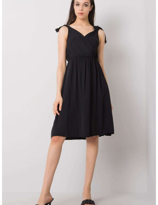 proEnvelope Neckline Sleeveless Tie Strap Viscose Dress_Day Dresses