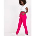 High-Waist Cotton Sweatpants with Pockets