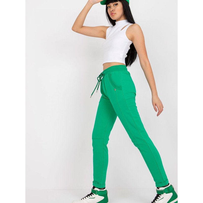 proHigh-Waist Cotton Sweatpants with Pockets_Women`s Tracksuit Bottoms, Sports Pants