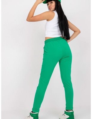 High-Waist Cotton Sweatpants with Pockets