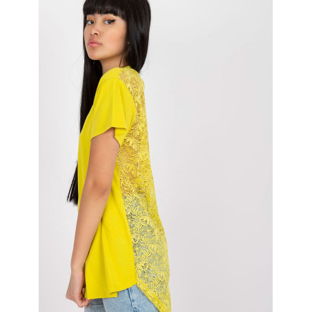 Lace Back Cheese Neck Blouse