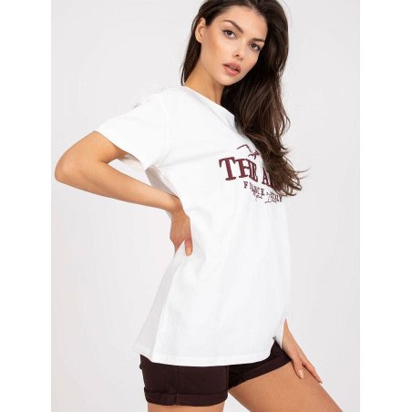 Embroidered Cotton T-Shirt - Short Sleeve Style