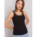 Ribbed Chain Detail Top - Elegant & Comfortable