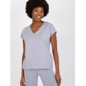 Heart Neckline T-Shirt - Straight Cut for Women