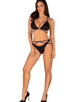 Asymmetrical Lingerie Set with Maya Clasp and Spicy Straps