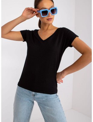 Women's Heart Neckline T-Shirt Versatile Fit Classic Tee