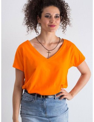 Women's Heart Neckline T-Shirt Versatile Fit Classic Tee