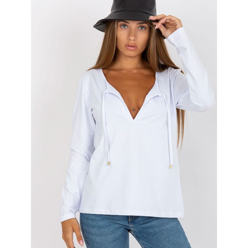 proLong Sleeve Deep Neckline Blouse, Comfortable & Stylish_Women`s Blouses, Tunics