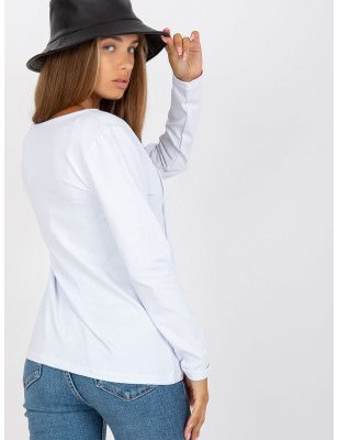 Long Sleeve Deep Neckline Blouse, Comfortable & Stylish