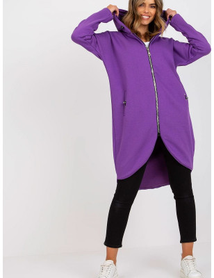 Extended Cut Zippered Sweatshirt - Cozy & Stylish