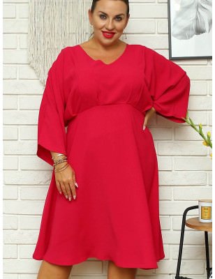 Titian Dress Flared Sleeves Heart Neckline Special Occasion