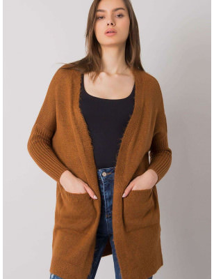 Cozy Long Sleeve Cardigan No Fastening Pockets