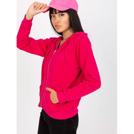 Women's Hooded Zippered Sweatshirt Pockets Fleece Lined