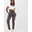 High-Waisted Sweatpants with Tie Waist & Pockets