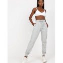 High-Waisted Sweatpants with Tie Waist & Pockets