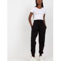 High-Waisted Sweatpants with Tie Waist & Pockets