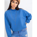 Women's Stand Up Collar Long Sleeve Sweatshirt