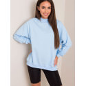 Women's Stand Up Collar Long Sleeve Sweatshirt