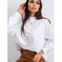 Women's Stand Up Collar Long Sleeve Sweatshirt