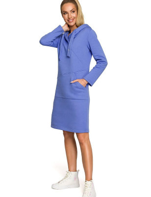 proWinter Embroidery Dress - Cozy Fleece Lined Sweatshirt Knit_Day Dresses