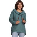 Oversized Cozy Hoodie Sweatshirt - Tunic Style